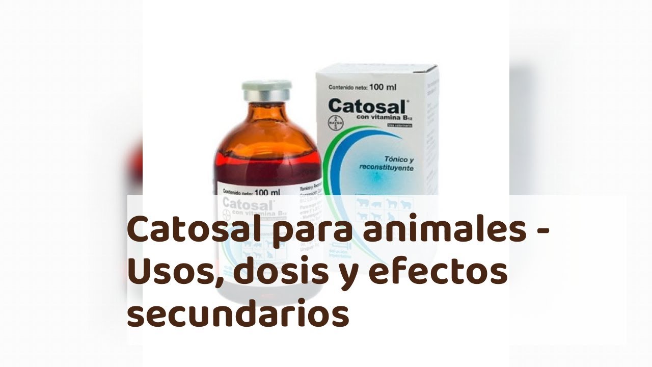 catosal para animales usos dosis y efectos secundarios