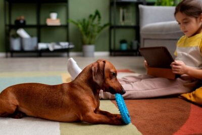 habilitar la relacion entre el perro y el sofa mediante la educacion